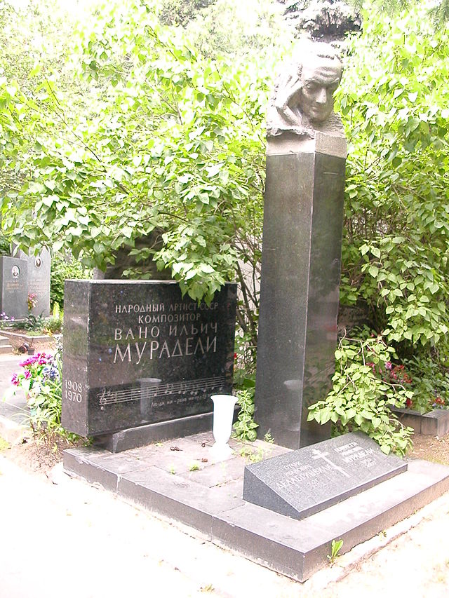 Grave Muradeli Novodevichy Cemetery