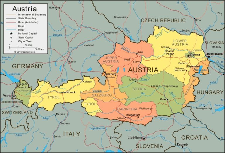 Austria Map 768x524 